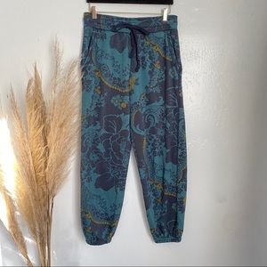 Anthropologie sweats Saturday Sunday joggers print